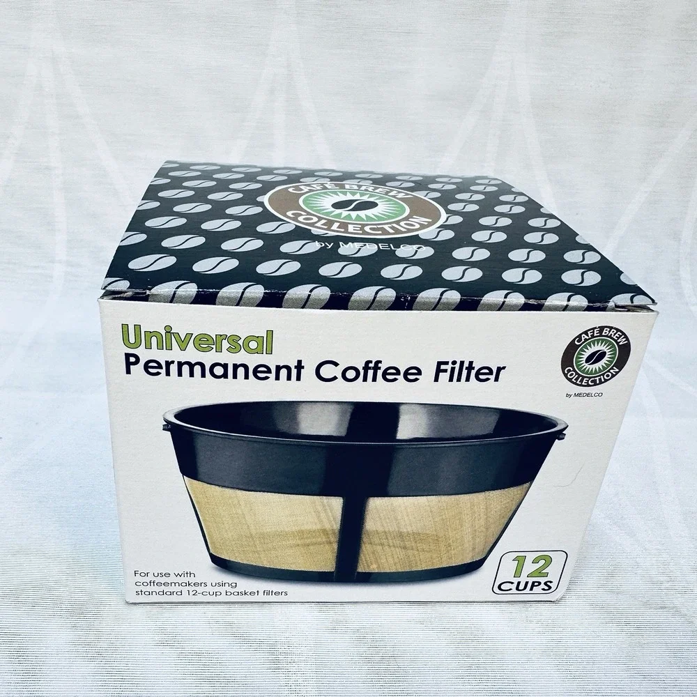 Universal‎ Permanent Coffee Filter 12 Cup Cafe Brew Collection by Medelco